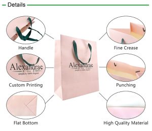 bolsas de papel para negocio gloss white retail paper gift bags wholesale luxury shopping bag with bowpopular