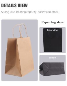 bto luxury gift paper bag custom printing logo various color wholesale paper shopping bags with handle for small business