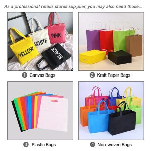 bolsas de papel para negocio gloss white retail paper gift bags wholesale luxury shopping bag with bowpopular