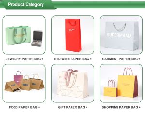 wholesale custom printed logo luxury white paper bag boutique shopping gift paper bags with your own logo