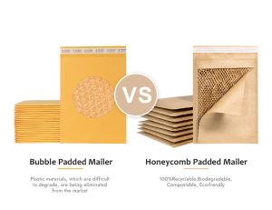 Compostable Honeycomb Padded Kraft Paper Express Envelope Biodegradable Shockproof Mailers Shipping Mailing Bags -description - 2