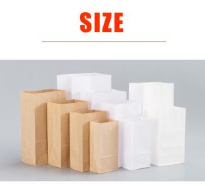 Paper Bags manufacturing Grease Proof Parchment Glassine Wax Packaging Bag for Sandwich Cookie Pastry Food Snack - description - 3