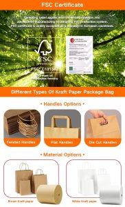 3 description paper material and recyclable,recyclable packing feature christmas gift bag