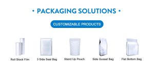 personalized eco friendly brown bolsas de papel vellum food grade craft kraft paper packing bags with custom logo print - description - 5