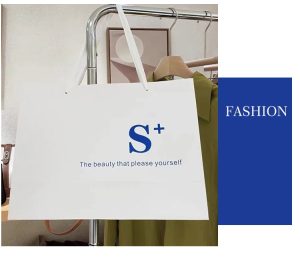 7-Wholesale Eco-friendly paper bags with your own logo handles custom Reusable packaging shopping Giftluxury jewelry clothing bags - description