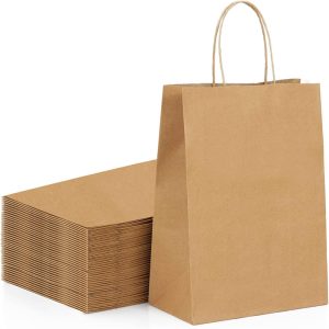 Factory High Quality Cheap Kraft Paper Bags Carrying Bag Print with Handles China Customized Promotion Offset Printing Accept - description - 1