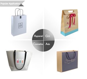 Custom Luxury Gift Garment Paper Shopping Bags With Logo Print - description -2