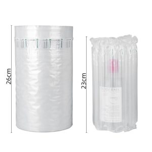 shockproof inflatable air column wrap bubble roll 30% recyclable material protective packaging film