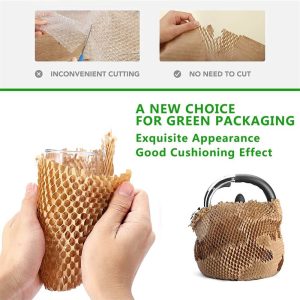 honeycomb packaging wrap kraft paper honeycomb paper wrap cushioning eco friendly bubble cushion wrap