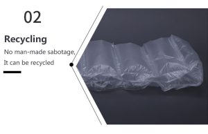 カスタマイズ可能なプラスチック満ちる袋のひょうたん膜耐震性の空気枕配達のための泡の包装のクッションの覆い